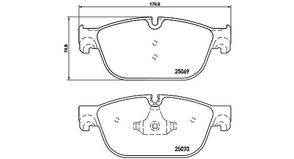 Magneti Marelli Bremsbelagsatz, Scheibenbremse [Hersteller-Nr. 363700461115] für Citroën, Peugeot, Ds, Ds (capsa)