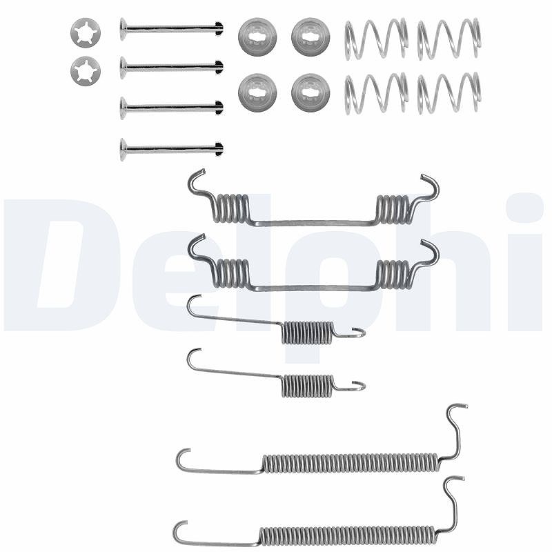 Delphi Zubehörsatz, Bremsbacken [Hersteller-Nr. LY1357] für Chevrolet, Daewoo, Vauxhall, Opel