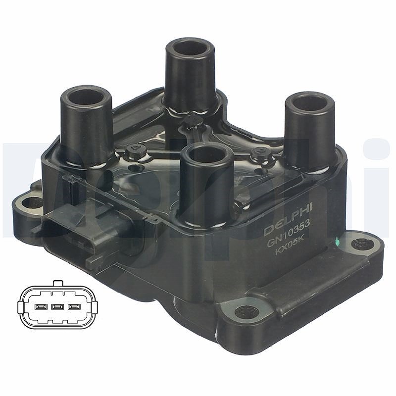 Delphi Zündspule [Hersteller-Nr. GN10353-12B1] für Fiat