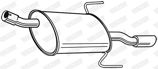 Walker Endschalldämpfer [Hersteller-Nr. 23229] für Opel, Vauxhall