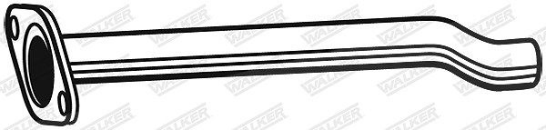 Walker Abgasrohr [Hersteller-Nr. 10643] für Seat, Skoda, Audi, VW