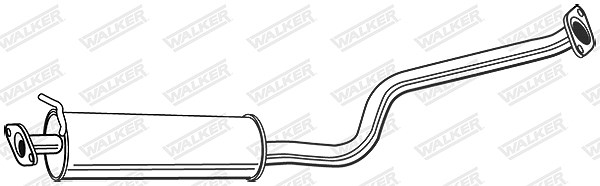Walker Mittelschalldämpfer [Hersteller-Nr. 22388] für Nissan