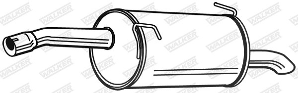 Walker Endschalldämpfer [Hersteller-Nr. 23161] für Ford