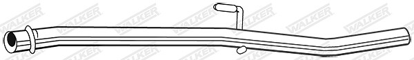 Walker Abgasrohr [Hersteller-Nr. 08228] für Lancia, Fiat, Citroën, Peugeot