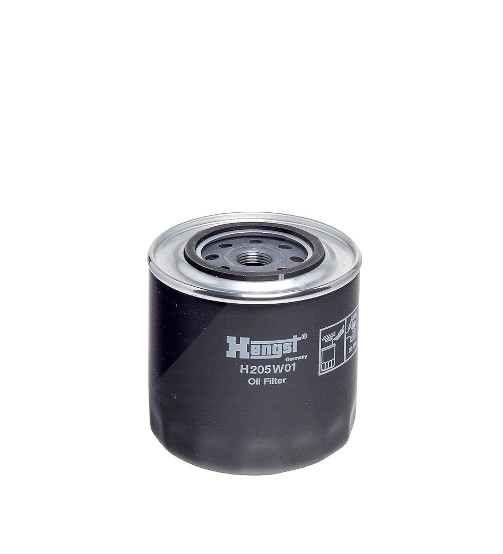 Hengst Filter Ölfilter [Hersteller-Nr. H205W01] für Volvo, VW, Audi