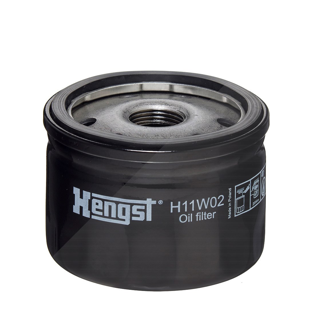 Hengst Filter Ölfilter [Hersteller-Nr. H11W02] für Jeep, Volvo, Opel, Vauxhall, Mitsubishi, Fiat, Piaggio, Nissan, Lada, Dacia, Alfa Romeo, Lancia, Li