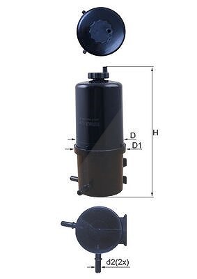 Knecht Kraftstofffilter [Hersteller-Nr. KL787] für VW