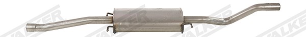 Walker Mittelschalldämpfer [Hersteller-Nr. 23256] für Mercedes-Benz
