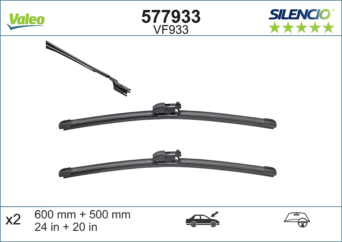 Valeo Wischblatt [Hersteller-Nr. 577933] für Land Rover