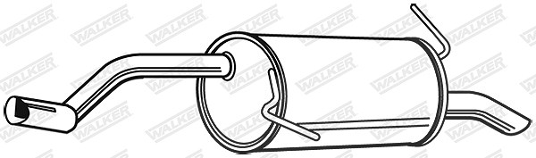 Walker Endschalldämpfer [Hersteller-Nr. 23975] für Ford