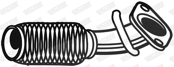 Walker Wellrohr, Abgasanlage [Hersteller-Nr. 06952] für Mazda, Ford