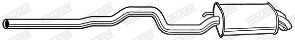 Walker Endschalldämpfer [Hersteller-Nr. 23684] für VW