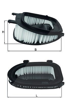Knecht Luftfilter [Hersteller-Nr. LX3541] für BMW