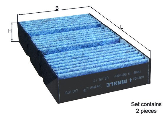Knecht Filter, Innenraumluft [Hersteller-Nr. LAO878/S] für Mercedes-Benz