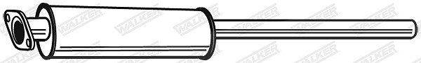 Walker Mittelschalldämpfer [Hersteller-Nr. 23210] für Volvo, Ford