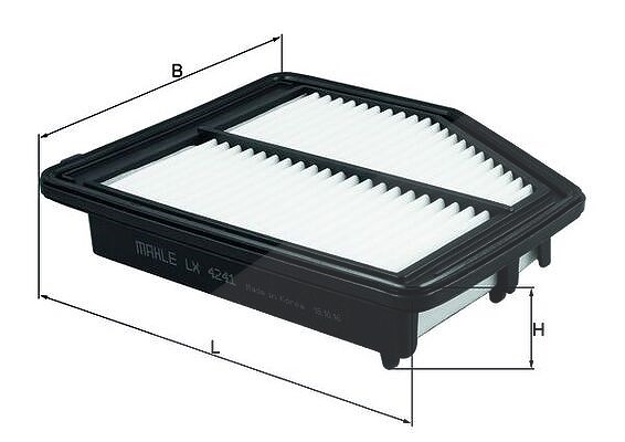 Knecht Luftfilter [Hersteller-Nr. LX4241] für Honda