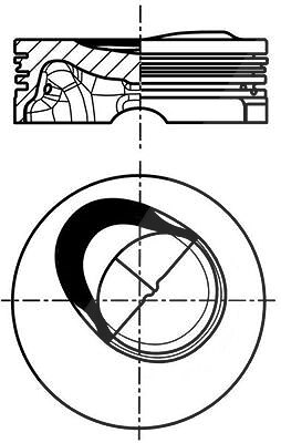 Mahle Kolben [Hersteller-Nr. 028PI00130000] für VW, Seat, Audi, Skoda