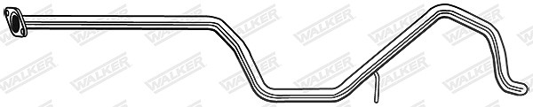 Walker Abgasrohr [Hersteller-Nr. 10678] für Opel, Vauxhall