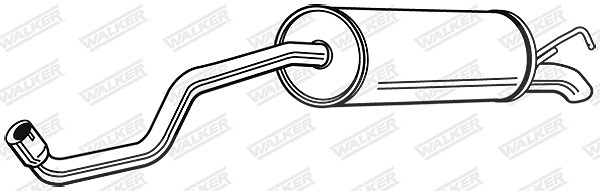Walker Endschalldämpfer [Hersteller-Nr. 24060] für Skoda