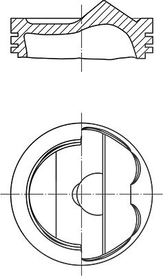 Mahle Kolben [Hersteller-Nr. 028PI00124000] für VW, Audi