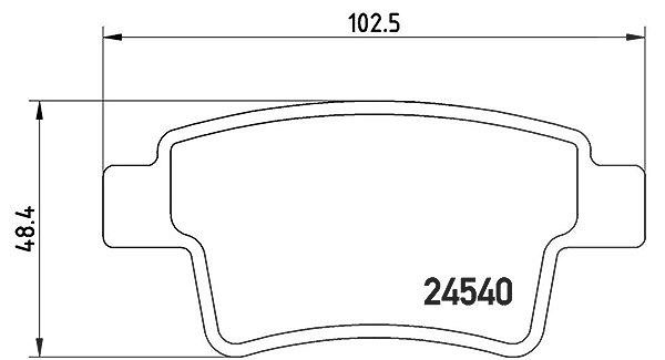 Magneti Marelli Bremsbelagsatz, Scheibenbremse [Hersteller-Nr. 363700461085] für Citroën, Peugeot