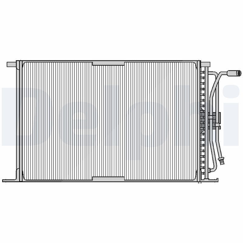 Delphi Kondensator, Klimaanlage [Hersteller-Nr. TSP0225026] für Ford, Mazda