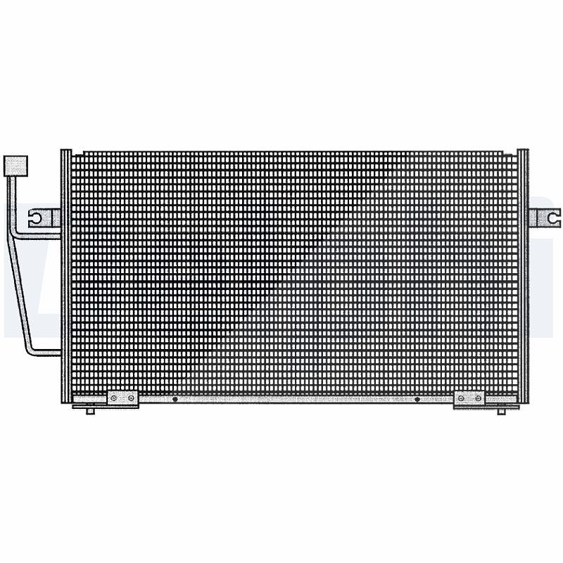 Delphi Kondensator, Klimaanlage [Hersteller-Nr. TSP0225204] für Volvo