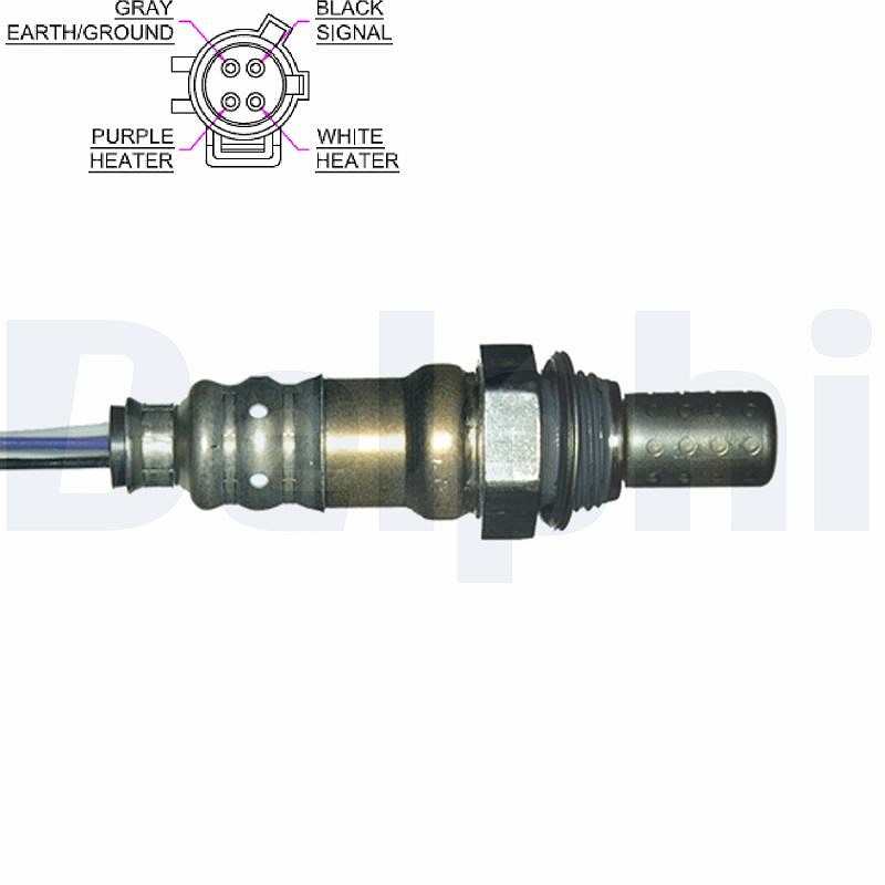 Delphi Lambdasonde [Hersteller-Nr. ES20045-12B1] für Chrysler, Dodge, Jeep
