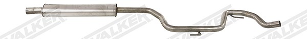 Walker Mittelschalldämpfer [Hersteller-Nr. 23035] für Saab