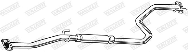 Walker Mittelschalldämpfer [Hersteller-Nr. 22044] für Honda