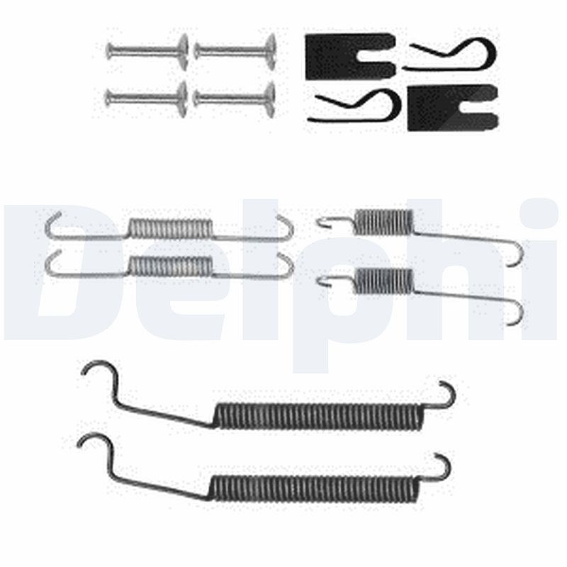 Für DELPHI HAMULCE LY1383 BRAKE SHOES ACCESSORY KIT - Bild 8