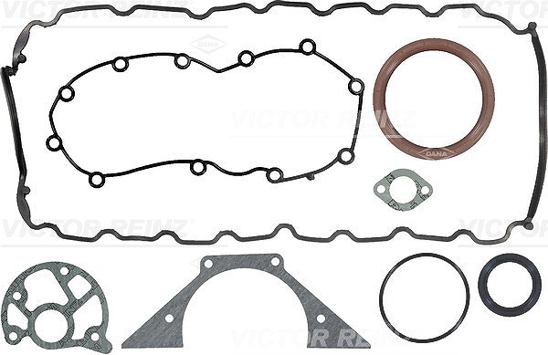 Victor Reinz Dichtungssatz, Kurbelgehäuse [Hersteller-Nr. 08-28633-01] für Ford