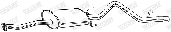 Walker Endschalldämpfer [Hersteller-Nr. 22180] für Toyota