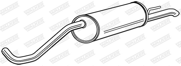 Walker Endschalldämpfer [Hersteller-Nr. 24151] für Skoda