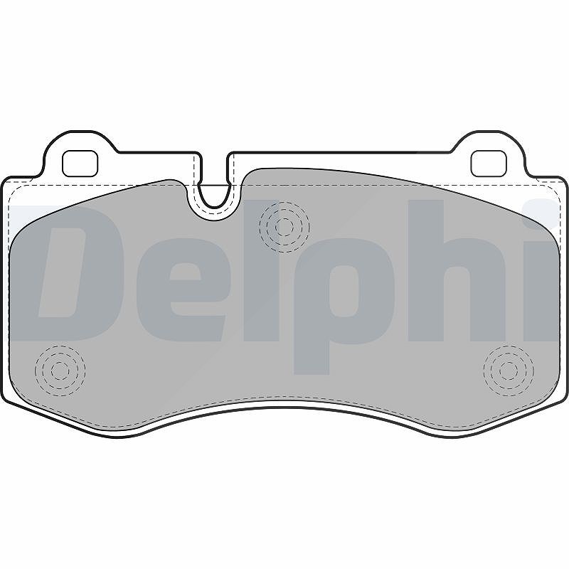 Für DELPHI LP1980 Brake Pad Set, Disc Brake - Bild 6