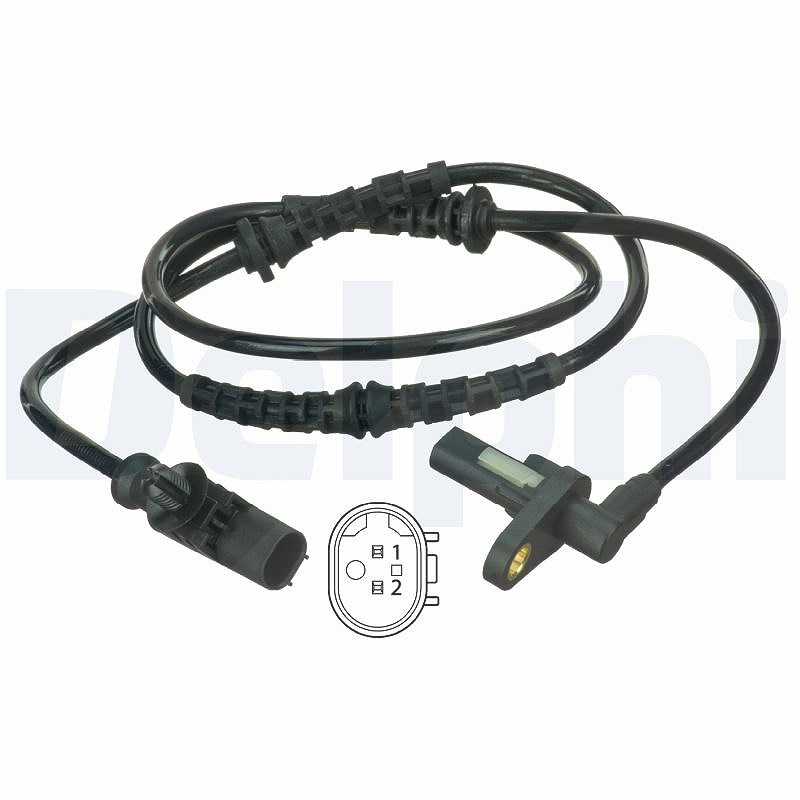 Delphi Sensor, Raddrehzahl [Hersteller-Nr. SS20367] für Land Rover