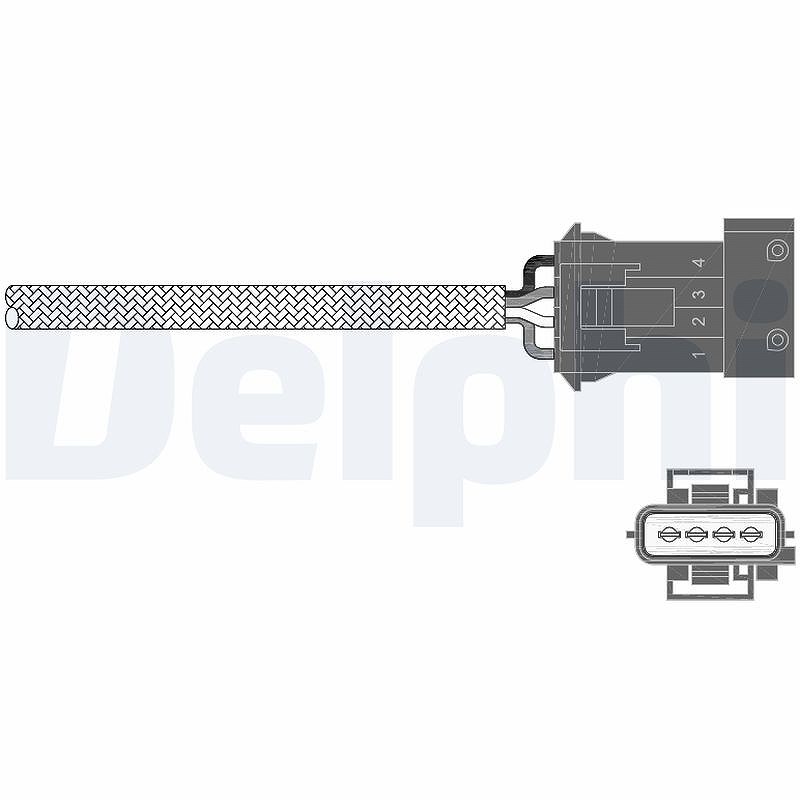 Delphi Lambdasonde [Hersteller-Nr. ES20341-12B1] für Volvo