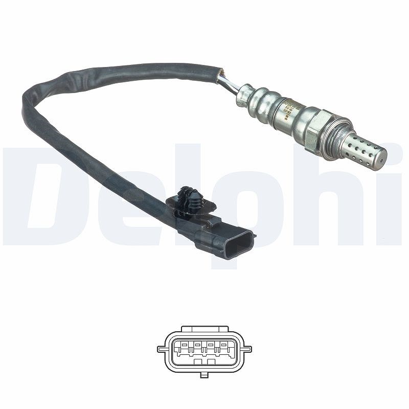 Delphi Lambdasonde [Hersteller-Nr. ES20523-12B1] für Dacia, Renault