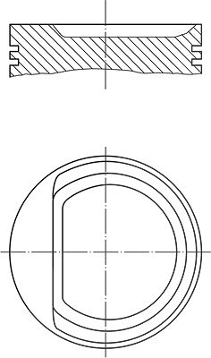 Mahle Kolben [Hersteller-Nr. 0307102] für Skoda, VW