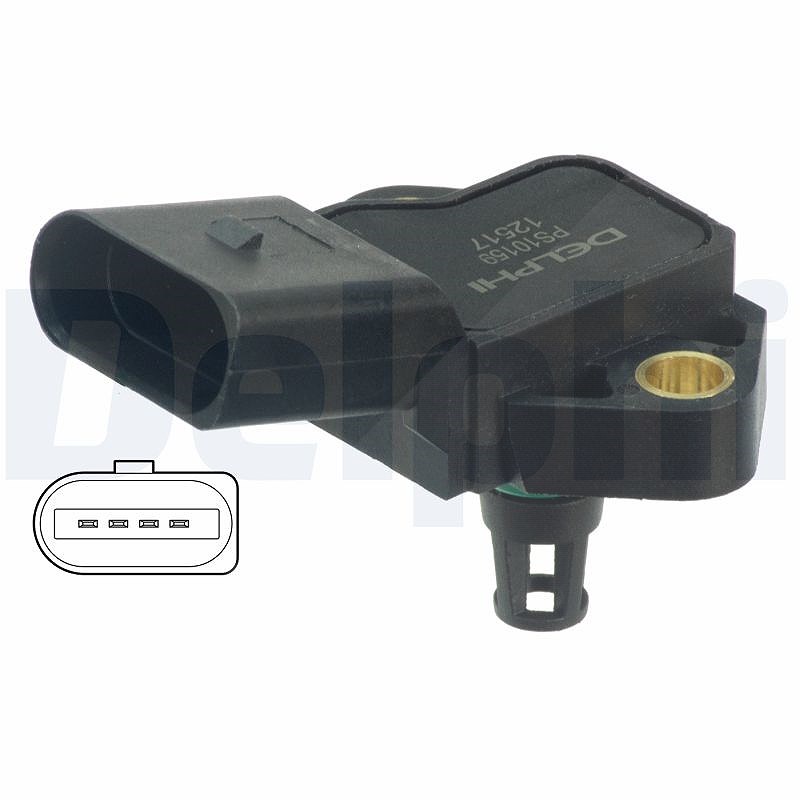 Delphi Sensor, Ladedruck [Hersteller-Nr. PS10159] für Seat, VW, Skoda, Audi