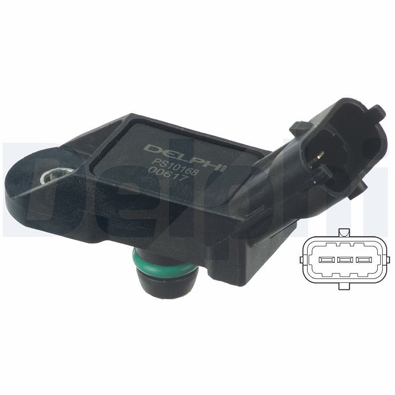 Delphi Sensor, Saugrohrdruck [Hersteller-Nr. PS10168] für Lancia, Fiat