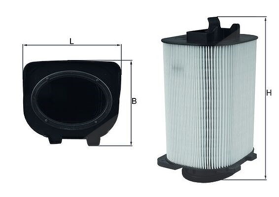 Knecht Luftfilter [Hersteller-Nr. LX3775] für Infiniti, Mercedes-Benz