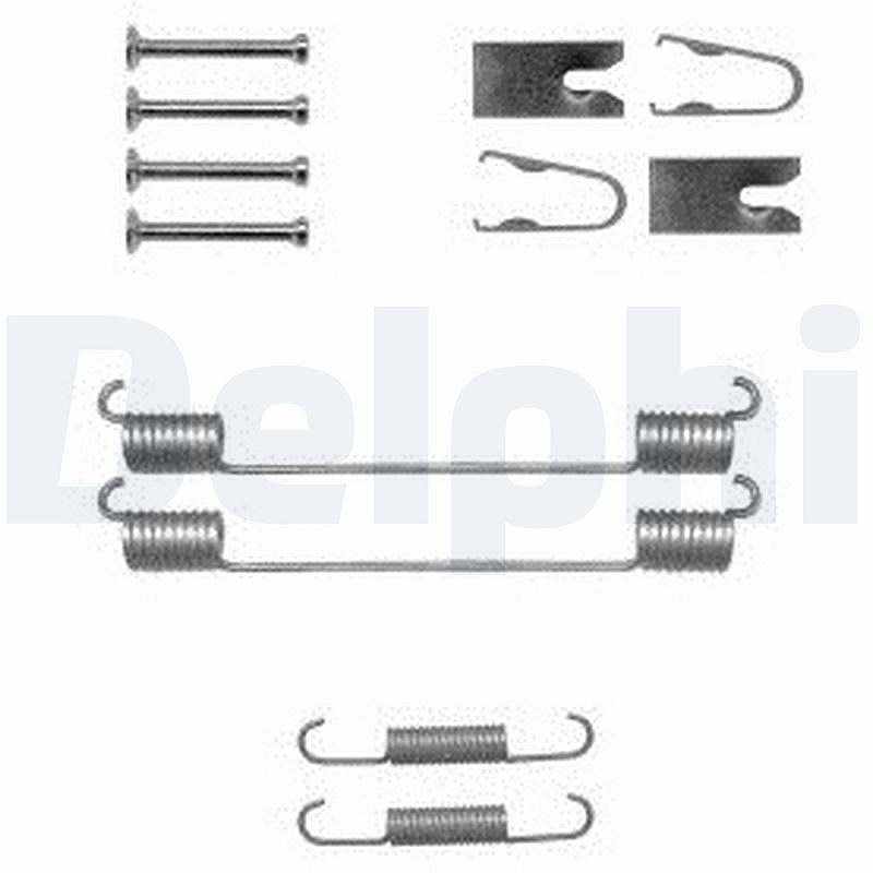 Delphi Zubehörsatz, Bremsbacken [Hersteller-Nr. LY1369] für Mercedes-Benz, Renault, Vauxhall, Opel, Smart, VW, Skoda, Fiat, Audi, Seat