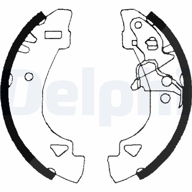 Delphi Bremsbacken Hinten Fiat Panda Uno - Bild 7