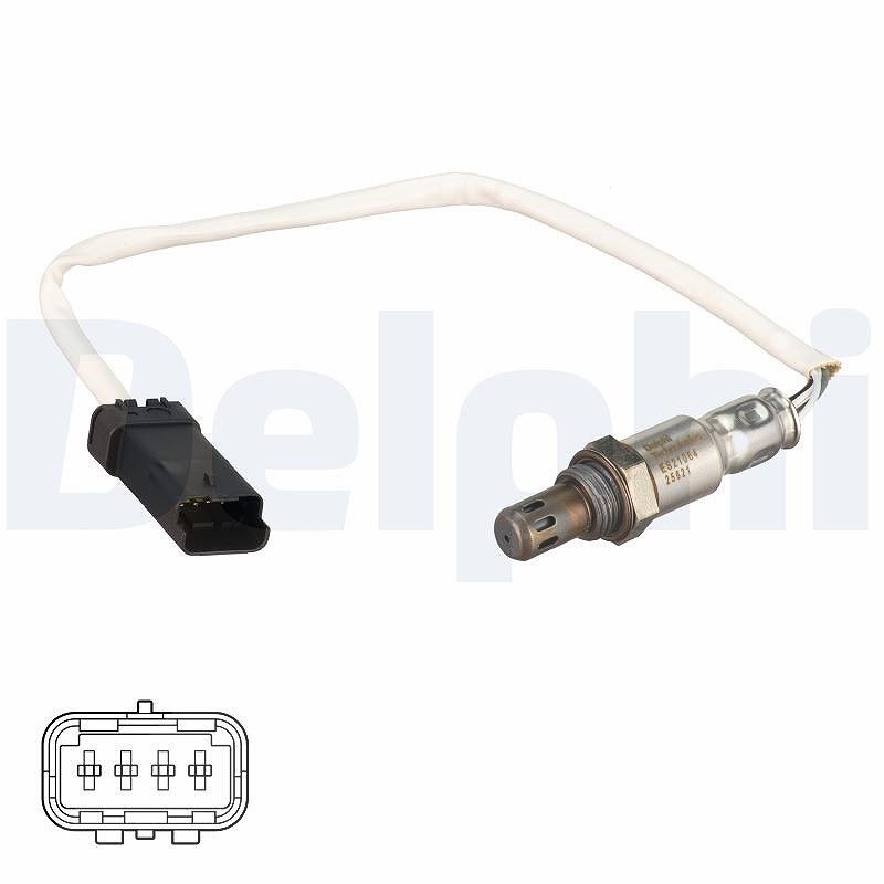 Delphi Lambdasonde [Hersteller-Nr. ES20164-12B1] für Skoda, Audi, VW
