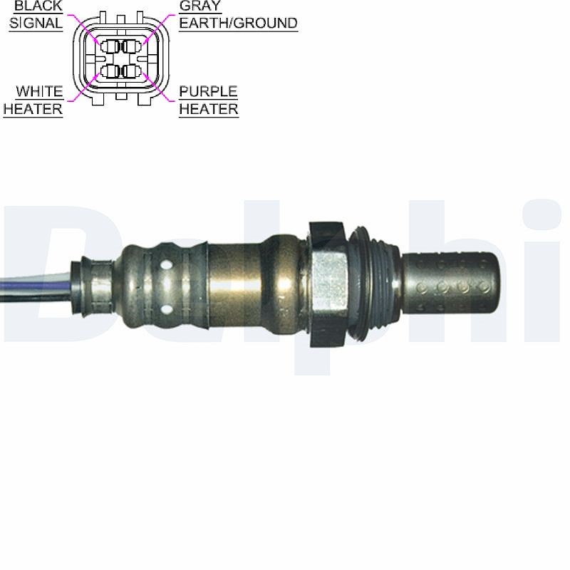 Delphi Lambdasonde [Hersteller-Nr. ES20211-12B1] für Kia, Hyundai