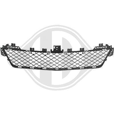 Diederichs Lüftungsgitter, Stoßfänger [Hersteller-Nr. 1672144] für Mercedes-Benz