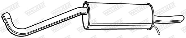 Walker Endschalldämpfer [Hersteller-Nr. 23366] für VW