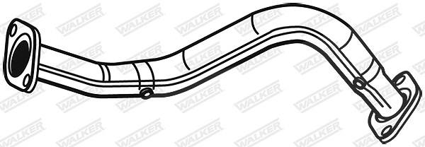 Walker Abgasrohr [Hersteller-Nr. 10546] für Opel, Vauxhall, Suzuki