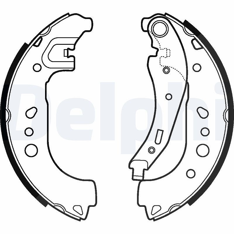 Delphi Bremsbackensatz Ls2109 Für Renault Smart - Bild 6